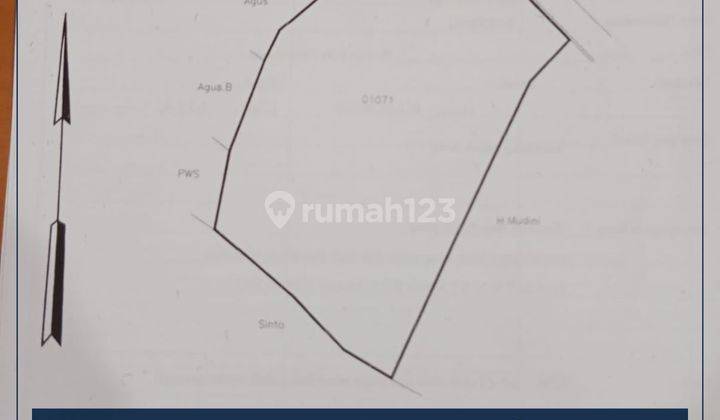 Dijual Tanah 7,390 m² SHM di tigaraksa siap Bangun  1