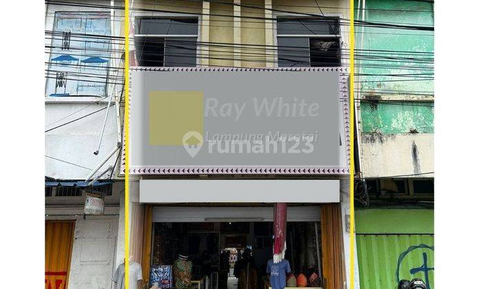 Dijual Ruko Lantai 3 Jalan Kartini Dekat Pasar Bambu Kuning 1