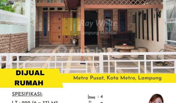 Dijual rumah di Metro 1