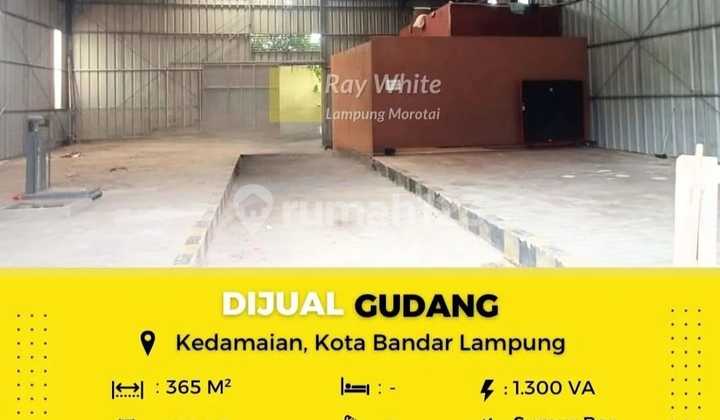 Dijual gudang di kedamaian 1