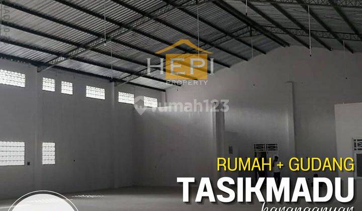 RUMAH + GUDANG cocok untuk usaha/ pabrik dengan letak strategis 1