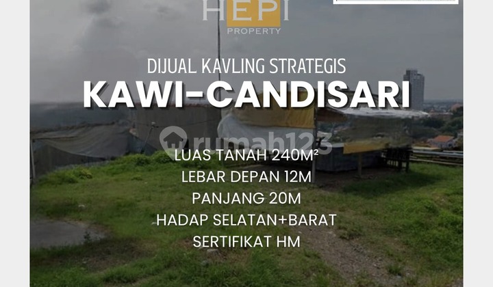 Tanah hook luas di candisari Kota Semarang 1