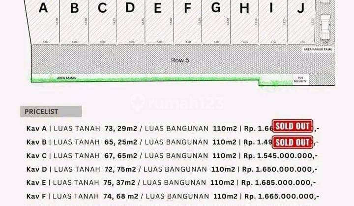 Rumah2 lantai dengan konsep japanese minimalist di tanjung barat 2