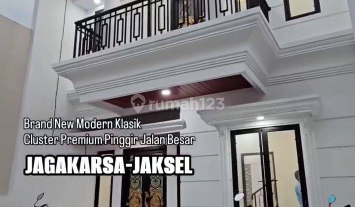 Di Jual Rumah Modern Classic dalam Cluster di Jagakarsa Jaksel Rumah SHM 1