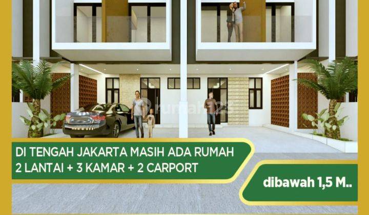 Rumah Baru 2lt, Strategis, Siap Huni Dalam Cluster Di Pisangan Baru Jaktim 3