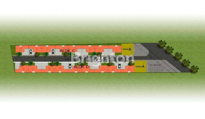 TANAH STRATEGIS DEKAT GERBANG TOL SUBANGKAWASAN SEKITAR SUDAH KAWASAN PERUMAHANSEBELAH PERSIS GREEN ADELIA RESIDENCE 1