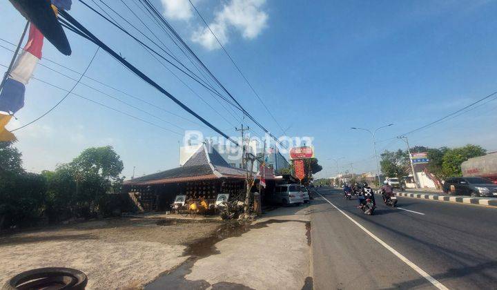 Rumah Makan Joglo Jawa Di Pinggir Jalan Raya Jogja solo. Lokasi Strategis, Dihitung Tanahnya Saja  1