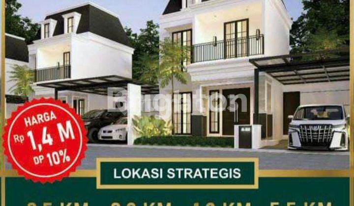 HUNIAN MODERN DI GAMPING LOKASI STRATEGIS BERGAYA ARSITEKTUR AMERICAN CLASSIC