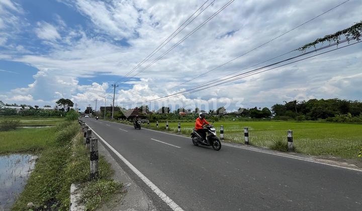 Tanah Jogja Tepi Aspal di Godean Dekat Pasar dan Koramil