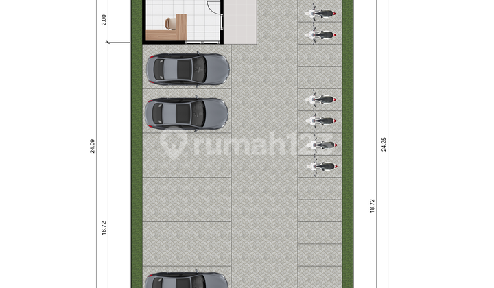 Kos Premium 3 Lantai Belakang UII Kaliurang KM 14