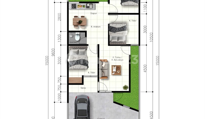 Near Temon Toll Exit Affordable House in Kulon Progo