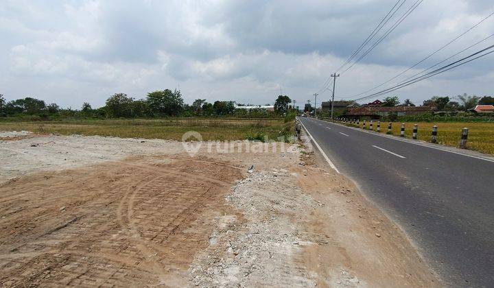 Tanah Strategis Jogja! Tepi Jl Aspal Godean  2