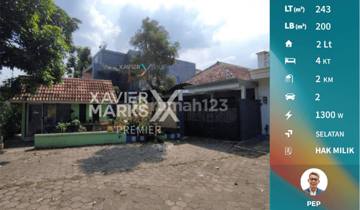 Dijual Rumah Luas Lokasi Strategis 2 Lt Harga Miring di Mangliawan  1