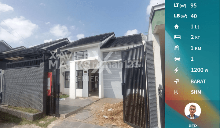 Dijual Rumah Siap huni di Mulyorejo Sukun, Dekat  SMPN 30 Malang Unfurnished 1