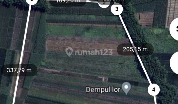 Tanah industri zona merah (abu") untuk pabrik atau gudang  2