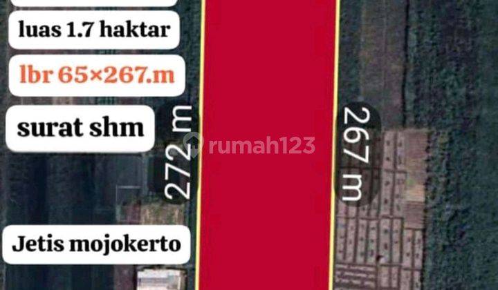 Di Jual Tanah Industri Jetis Mojokerto Dekat Pintu Tol 1