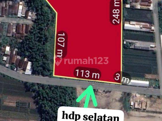 Di Jual Tanah Industri Nol Jalan Raya Mojokerto Kemlagi Dekat Pintu Tol 1