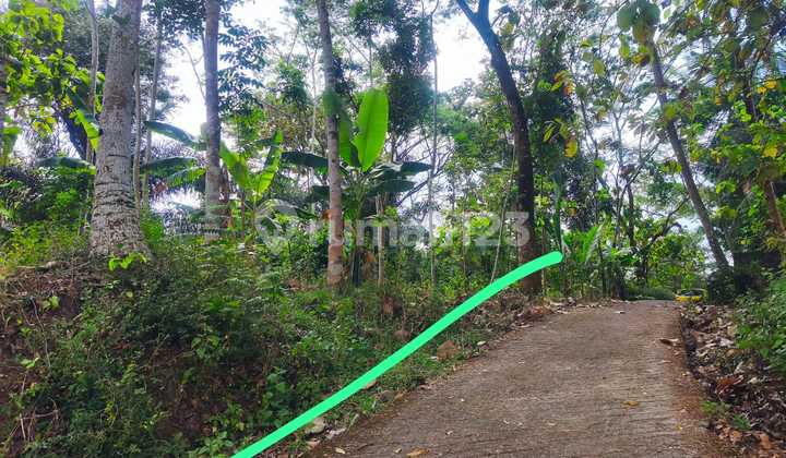 Tanah Tegal 396m2 View Pegunungan Menoreh Asri Nanggulan K P