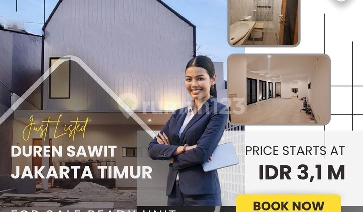  DUREN SAWIT JAKTIM RUMAH BARU SCANDINAVIA 2 LT PROGRESS 95% ZN7