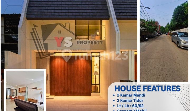 Rumah Baru Cantik Industrial Style di Cipinang Melayu! Jakarta Timur ZN34