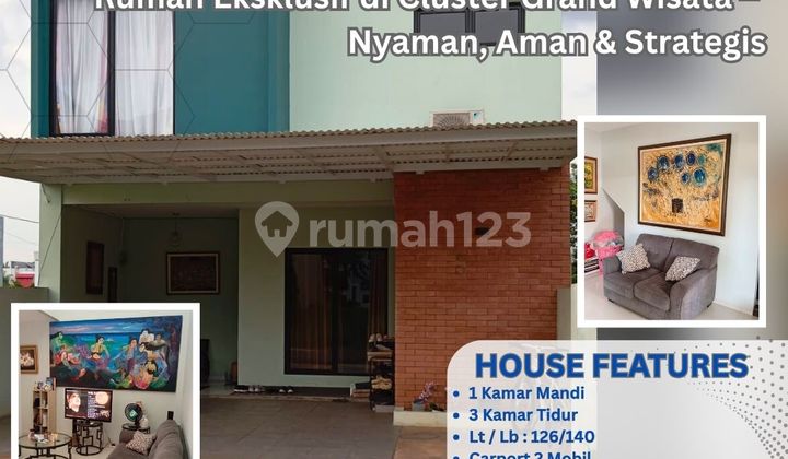Rumah Eksklusif Jual Murah Bangunan Thn 2024 di Cluster Grand Wisata –  Nyaman, Aman & Strategis 362