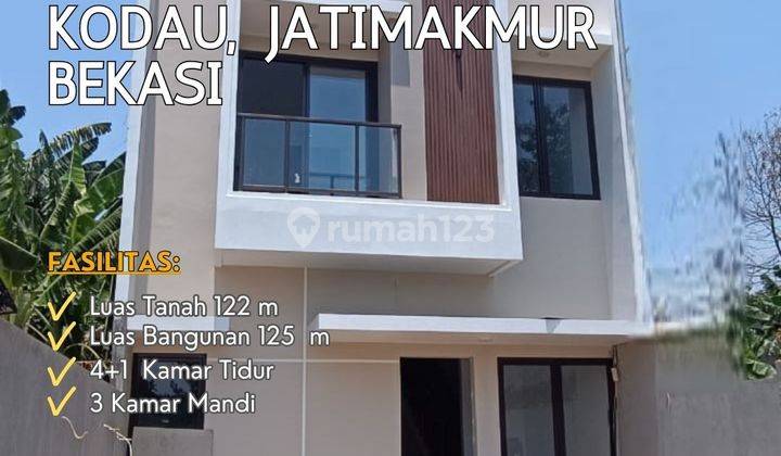  Kodau Jatimekar Bekasi Rumah Baru Scandinavian Style 2 Lt No Banjir 1