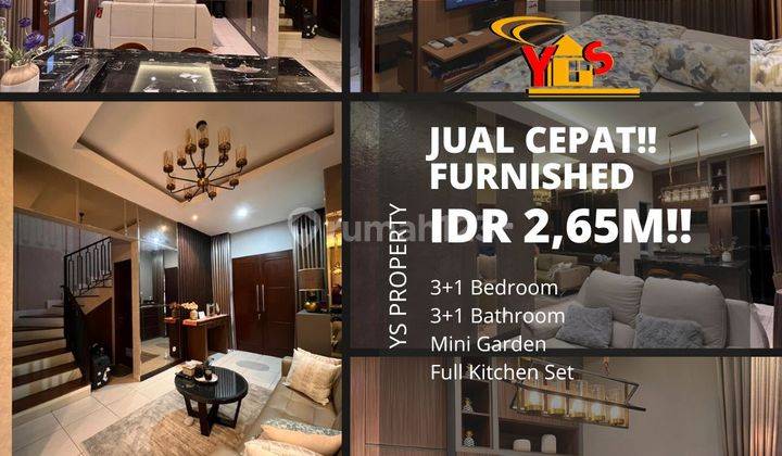  Joe Kebagusan Rumah 2 Lt Dalam Cluster Jual Cepat Semi Furnished S590 1