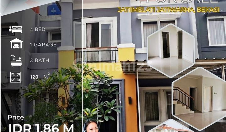 JATIWARNA BEKASI RUMAH 2 LT DALAM CLUSTER 500 M DARI PINTU TOL S695 JATIWARNA BEKASI RUMAH 2 LT DALAM CLUSTER 500 M DARI PINTU TOL S695