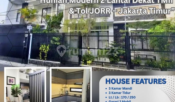 Dijual Rumah Mewah Strategis Dekat TMII & Tol JORR – Bambu Apus 357 Dijual Rumah Mewah Strategis Dekat TMII & Tol JORR – Bambu Apus 357