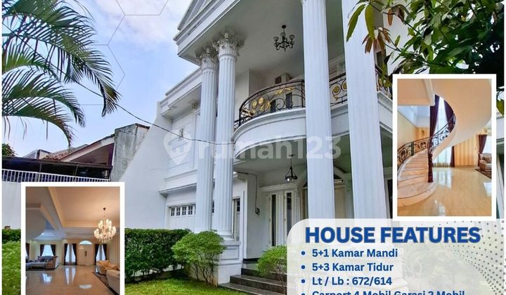 Rumah Mewah Tebet - LT 672 m² Cocok Untuk Komersil, Harga 27M B08
