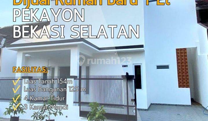 Pekayon Bekasi Selatan Rumah Baru 1 Lantai Siap Huni S327 1