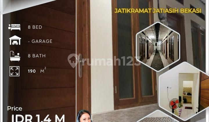 JATI KRAMAT JATI ASIH KONTRAKAN 8 PINTU AKTIF BEROPERASI 343C JATI KRAMAT JATI ASIH KONTRAKAN 8 PINTU AKTIF BEROPERASI 343C