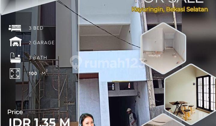 KAYURINGIN BEKASI RUMAH BARU DEKAT STASIUN KRL KRANJI SISA 2 UNIT 0057 KAYURINGIN BEKASI RUMAH BARU DEKAT STASIUN KRL KRANJI SISA 2 UNIT 0057