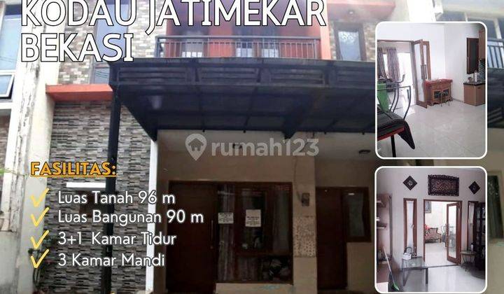  Kodau Jatimekar Bekasi Rumah Dalam Cluster 2 Lt Semi Furnished Nd111 1