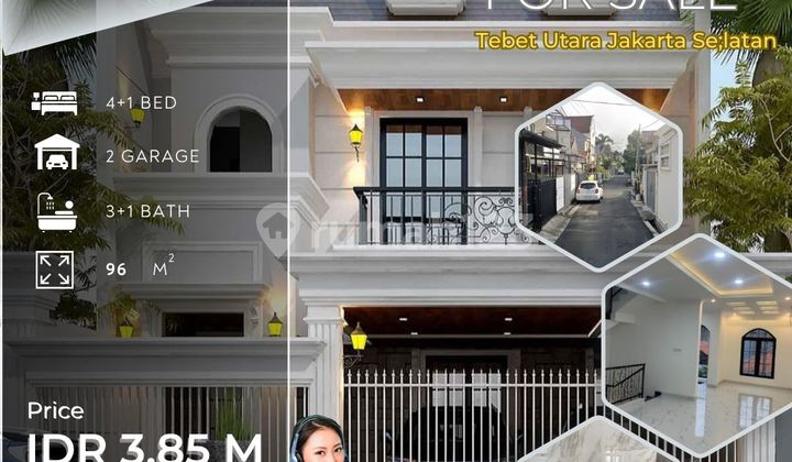  TEBET UTARA RUMAH BARU 2 LT AMERICAN CLASSIC STYLE READY UNIT ND132