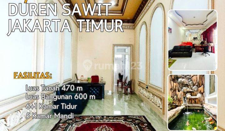  Duren Sawit Jaktim Rumah Mewah 2 Lt W Pool Semi Furnished Dd207 1