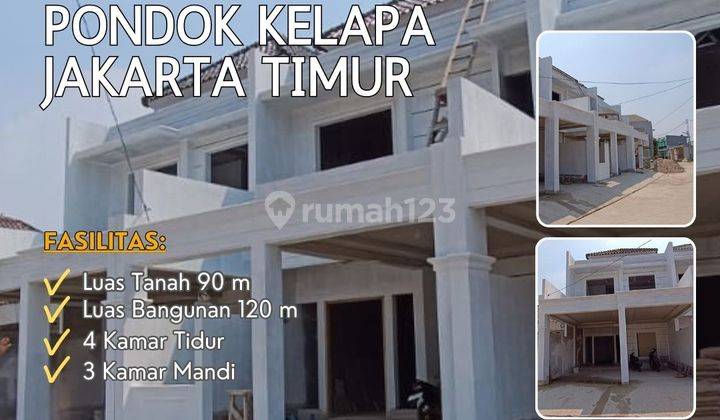  Pd Kelapa Jakarta Timur Rumah Baru 2 Lt Minimalis Modern Mewah S274d 1