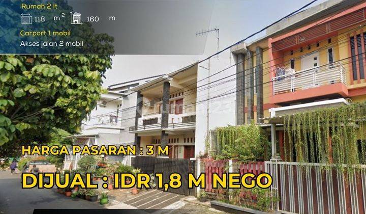  Dilelang Rumah Murah 2 Lt Hoek Cipinang Melayu Makassar Pg29 1