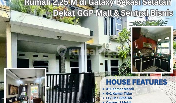 Rumah Besar 2 Lantai Galaxy – Dekat GGP Mall & Tol Becakayu DD253 Rumah Besar 2 Lantai Galaxy – Dekat GGP Mall & Tol Becakayu DD253