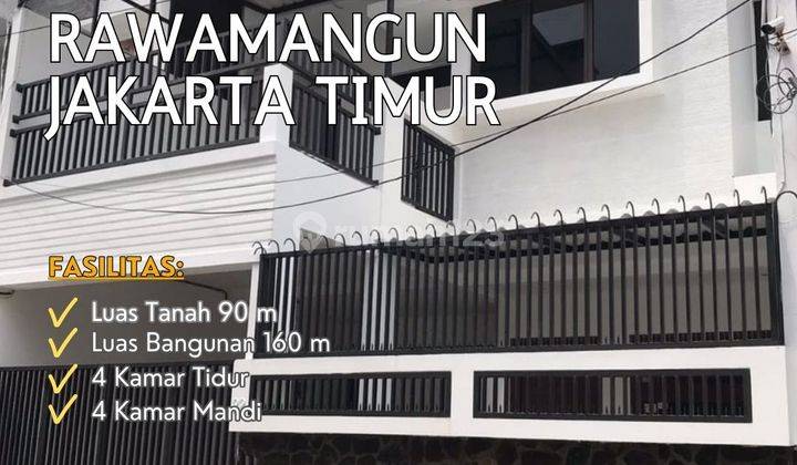  Rawamangun Jakarta Timur Rumah Minimalis 2 Lt Akses 2 Mobil S626 1