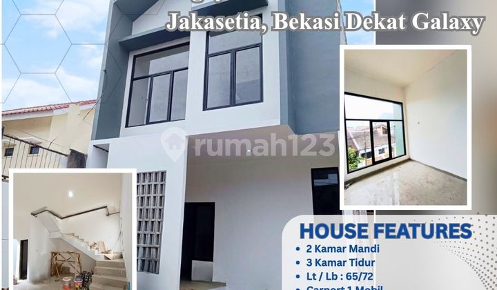 Rumah Baru Scandinavian 2 Lantai di Jakasetia - Dekat Galaxy, Harga Mulai 1,2M! 366