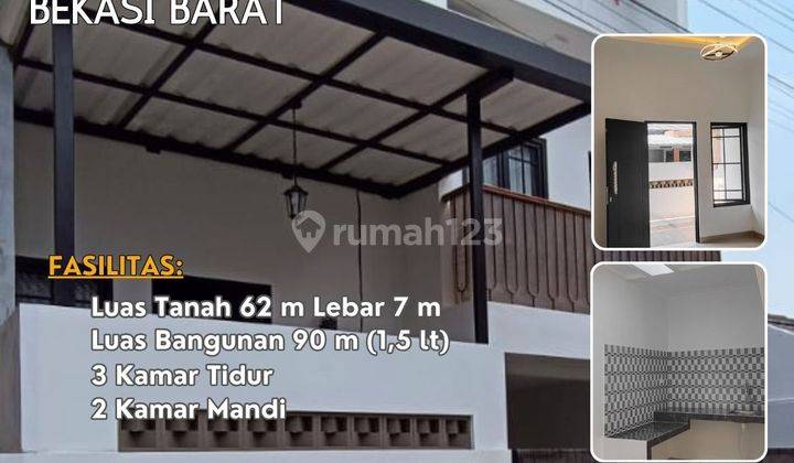  Kranji Bekasi Barat Rumah 2 Lt Harga 770 Juta Dekat Stasiun Krl 0057C 1