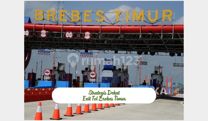 Rumah DP 5% Aja! SHM Bebas Banjir Dekat Tol & KPT Brebes