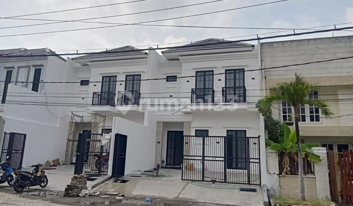 Rumah Mewah Baru Gress 2 Lt Lokasi Sutorejo Surabaya(dekat Raya Mulyosari,kampus C Unair)