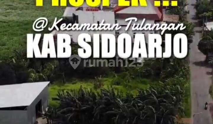 Cheap Sale of Land in a Strategic Location! *Land - Along the Main District Road*Kenongo Tulangan Sidoarjo