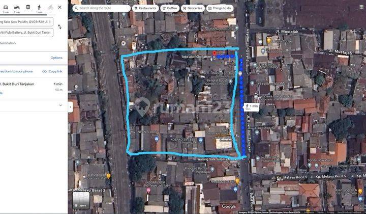 Tanah Dijual di Bukit duri 1500 m² 30*50 1