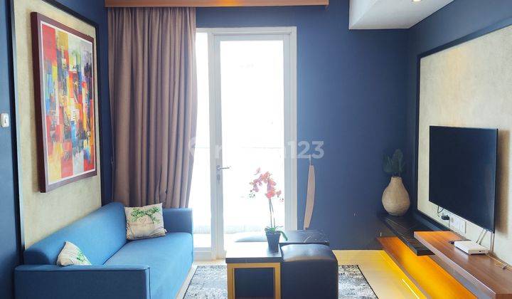 ruang tamu for rent apartement 2+1br brandnew