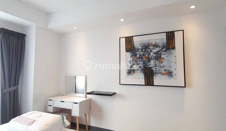 kamar tidur sewa apartemen 2+1br view city