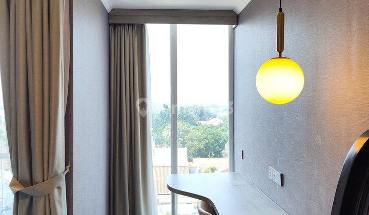 kamar tidur sewa apartemen studio siap huni
