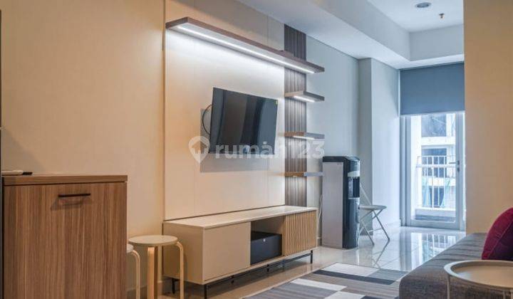 ruang tamu sewa apartment the aspen peak